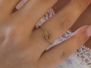 Dainty Tangle Ring