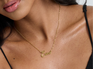 Custom/Personalized Nameplate Cable Necklace