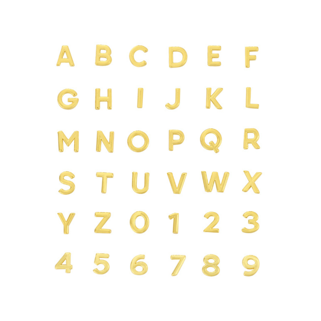 Custom/Personalized Link Letter Necklace - Image 4