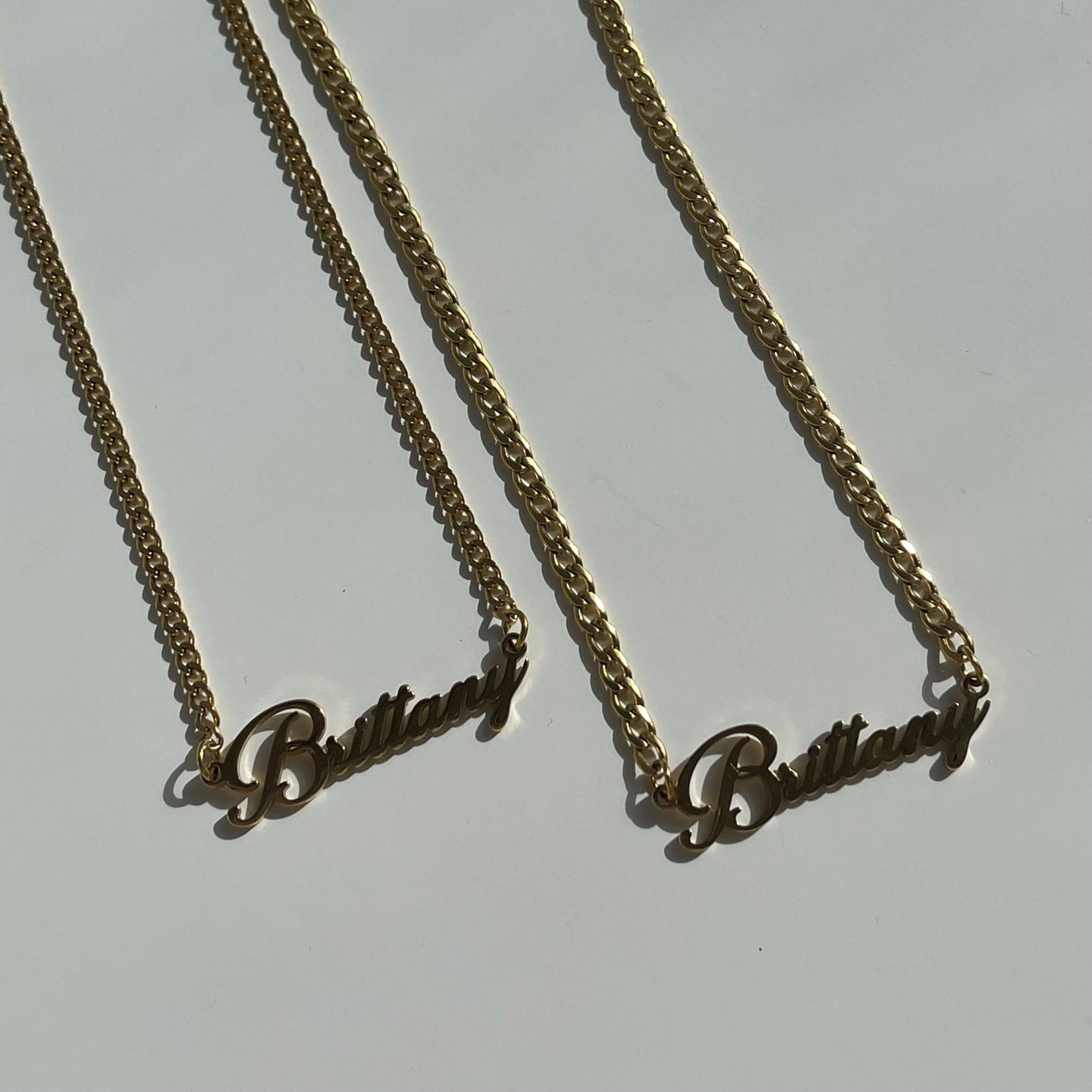 Custom/Personalized Nameplate Curb Necklace - Image 5