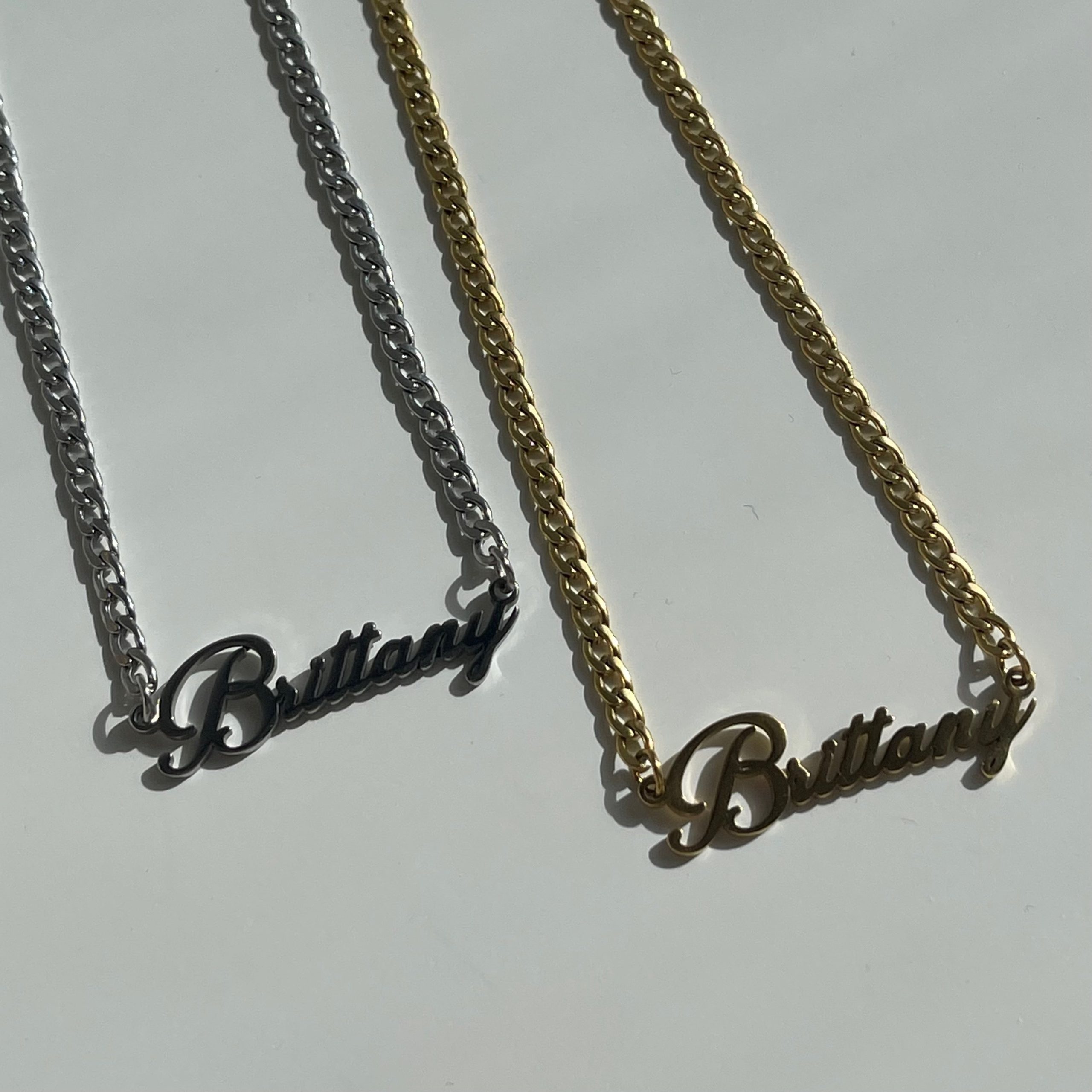 Custom/Personalized Nameplate Curb Necklace - Image 3