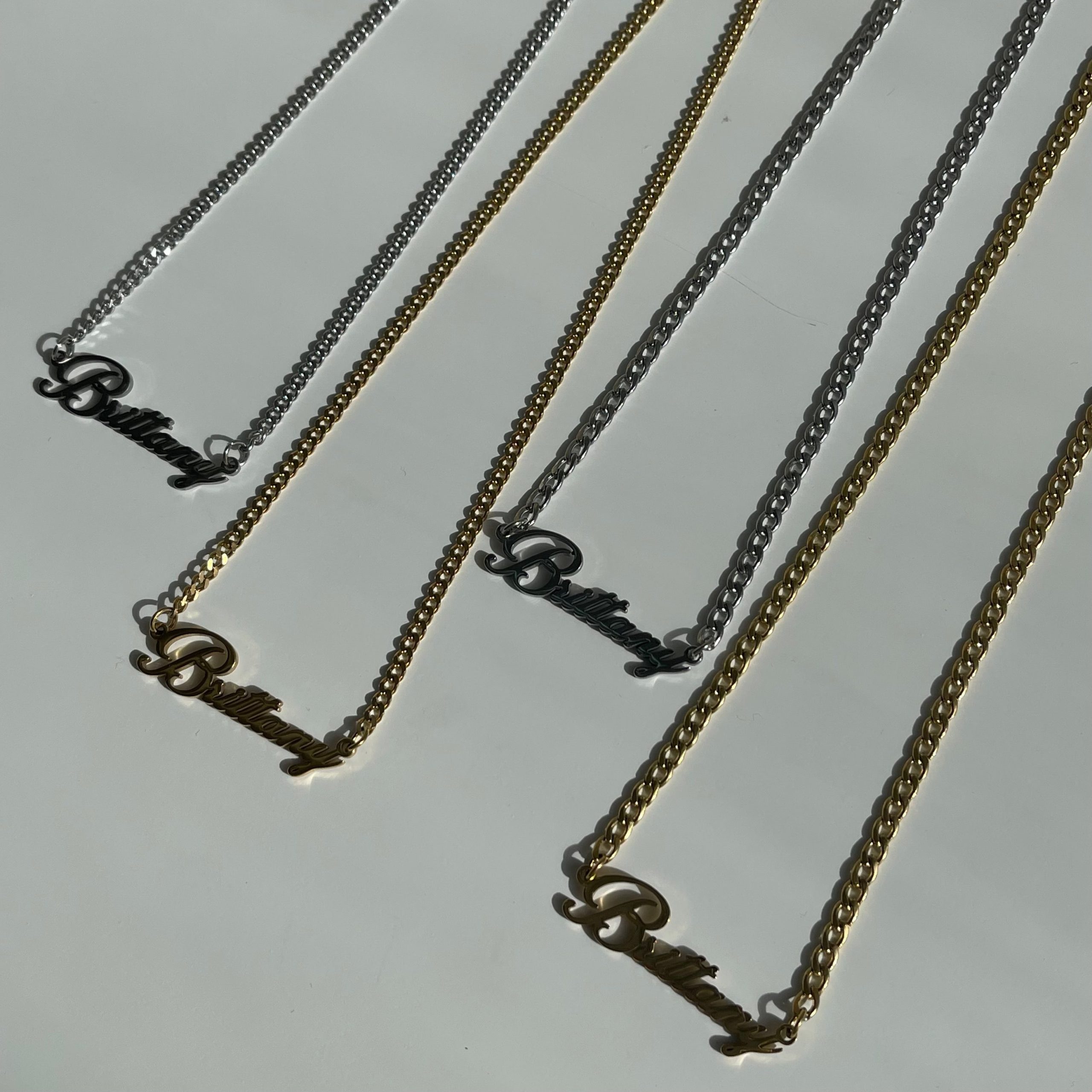 Custom/Personalized Nameplate Curb Necklace - Image 4