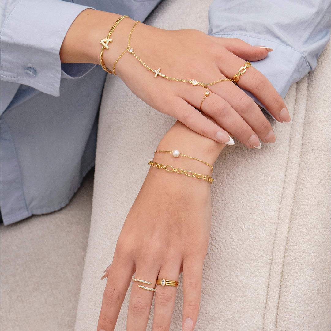 Double Cross Me Hand Chain - Image 2