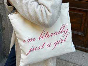 Just A Girl Tote Bag