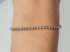 Champagne Princess Tennis Bracelet