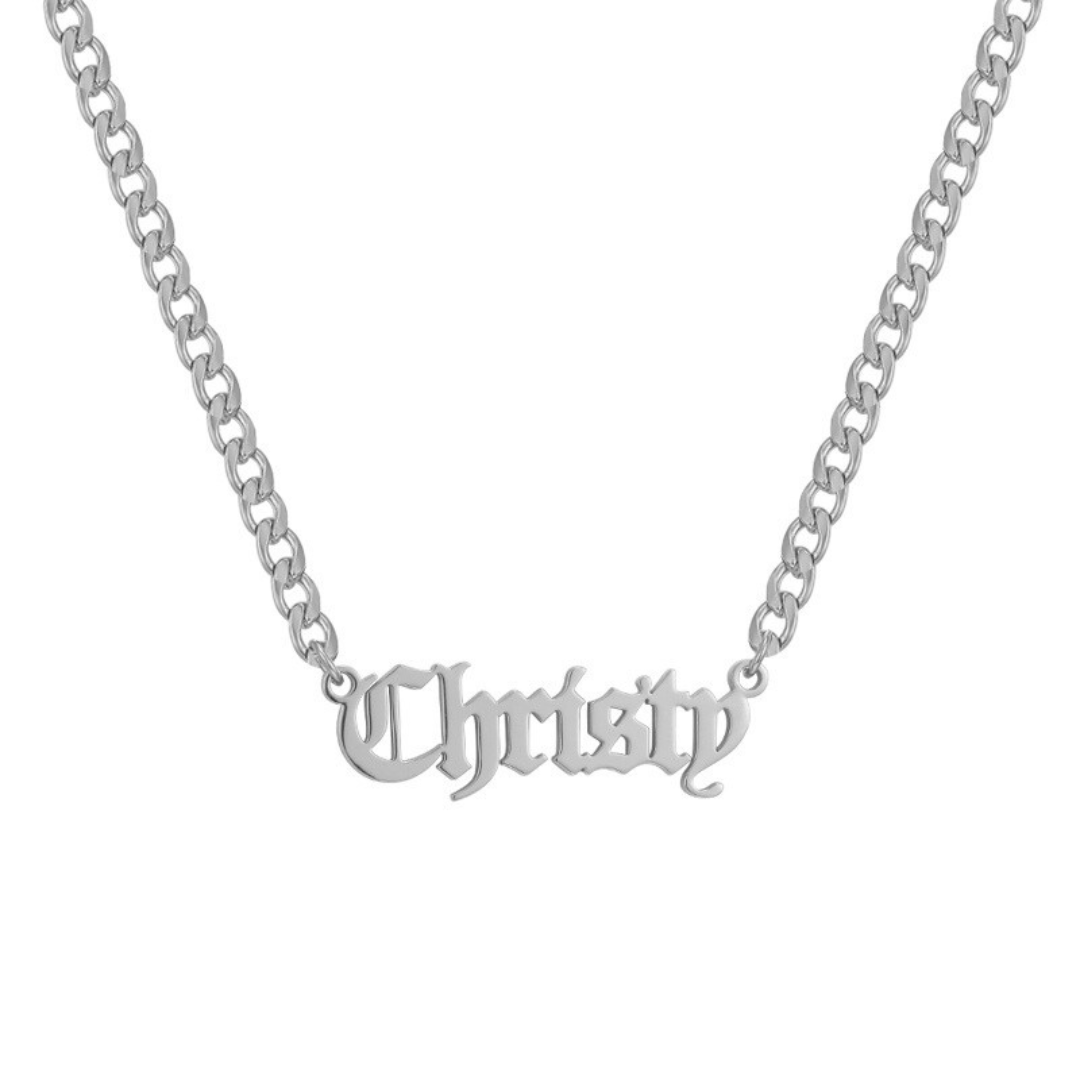 Custom/Personalized Nameplate Curb Necklace - Image 11