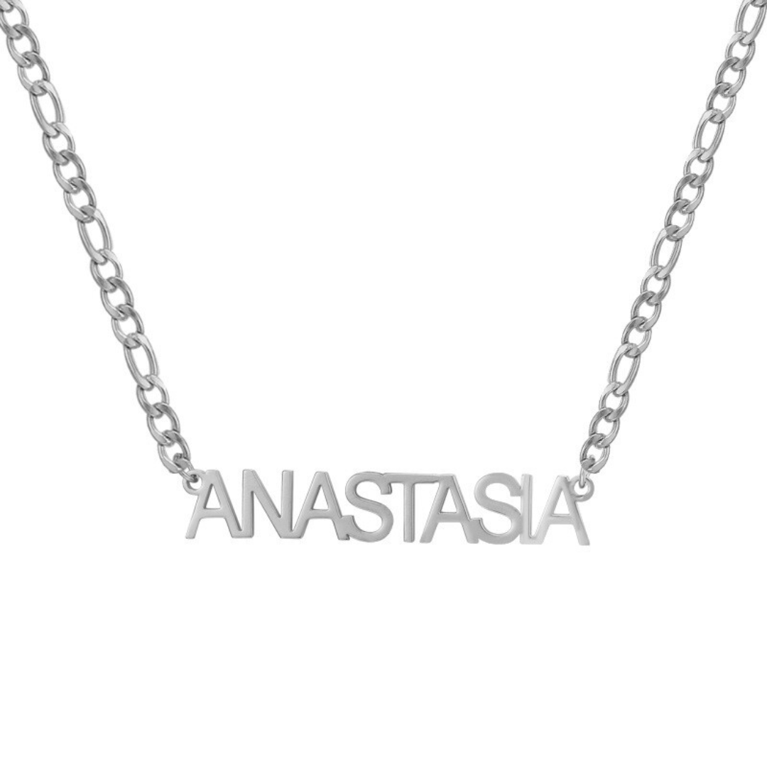 Custom/Personalized Nameplate Figaro Necklace - Image 5