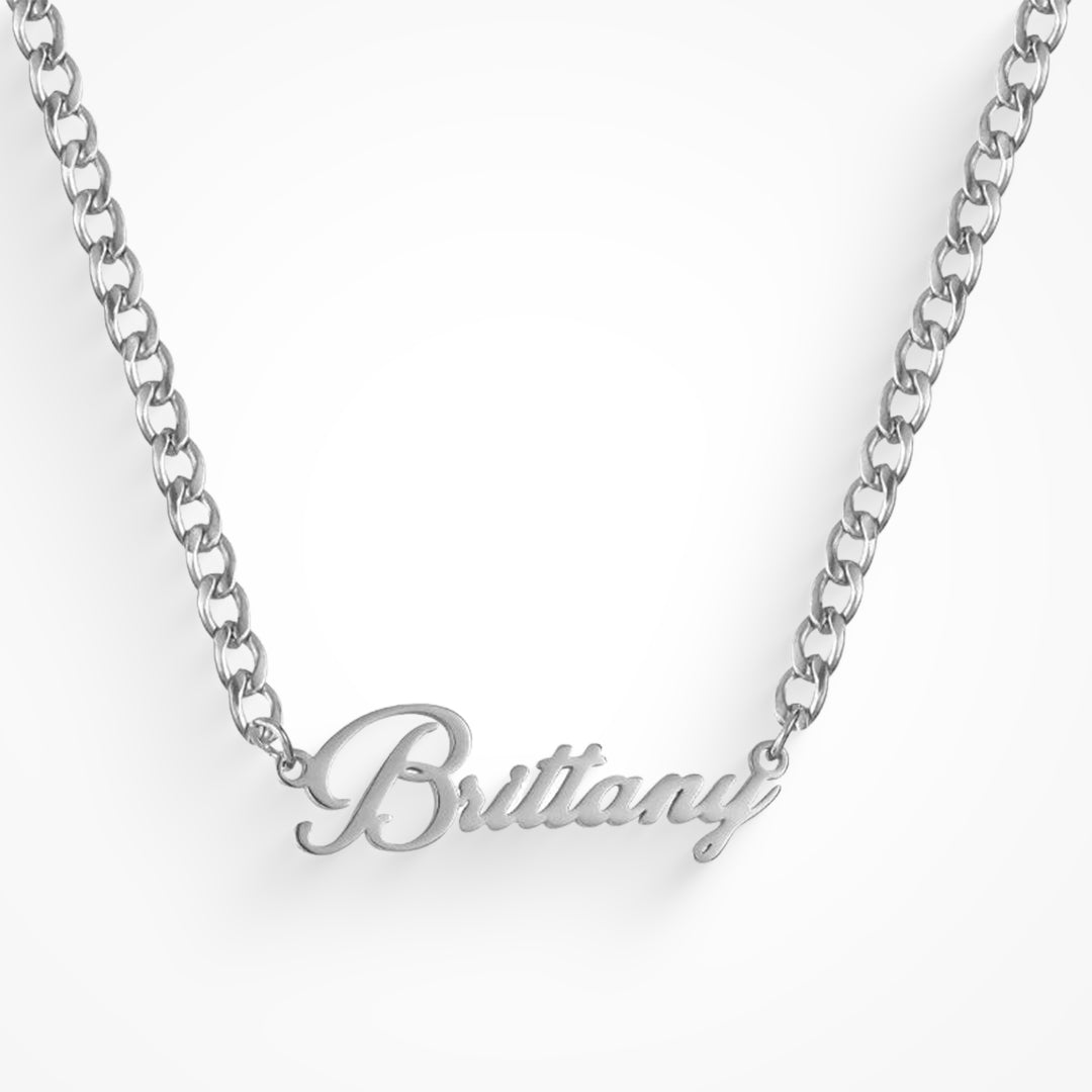 Custom/Personalized Nameplate Curb Necklace - Image 9